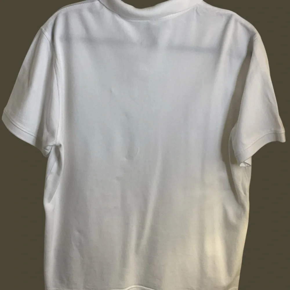 Men’s Banana Republic Classic White Polo Shirt NWOT